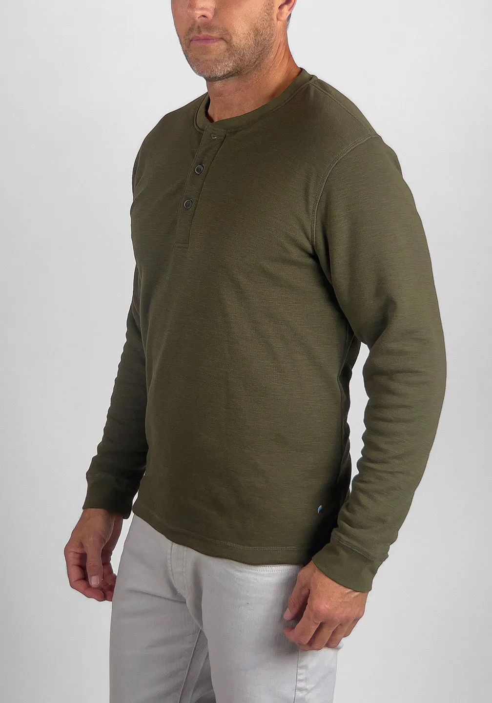 Airotec® Waffle Henley with Sherpa Lining