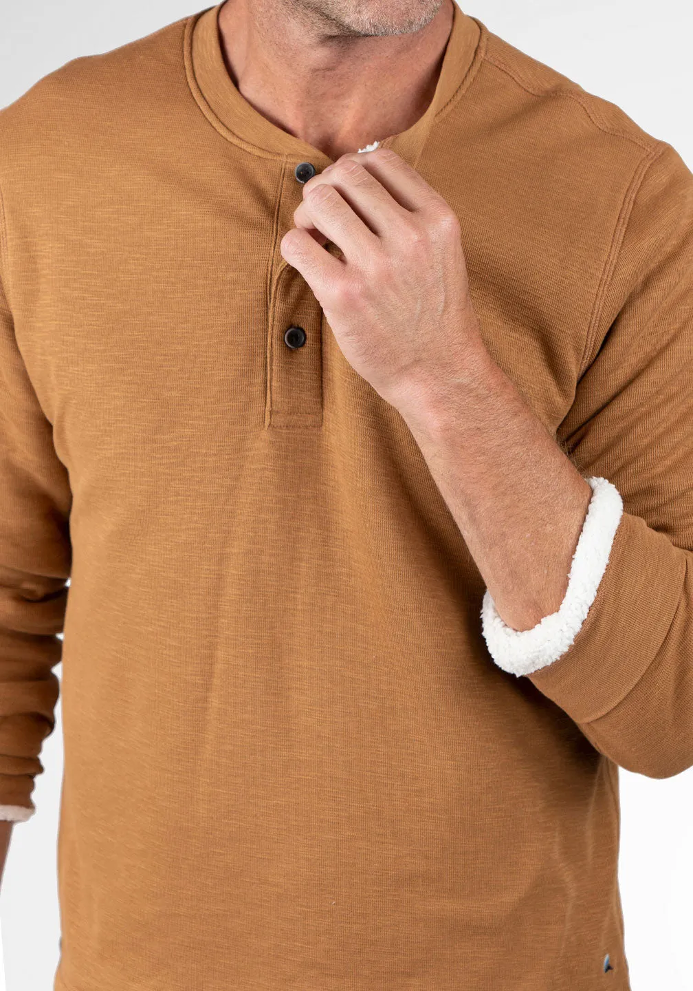 Airotec® Waffle Henley with Sherpa Lining