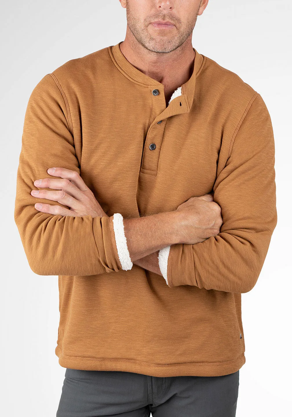 Airotec® Waffle Henley with Sherpa Lining