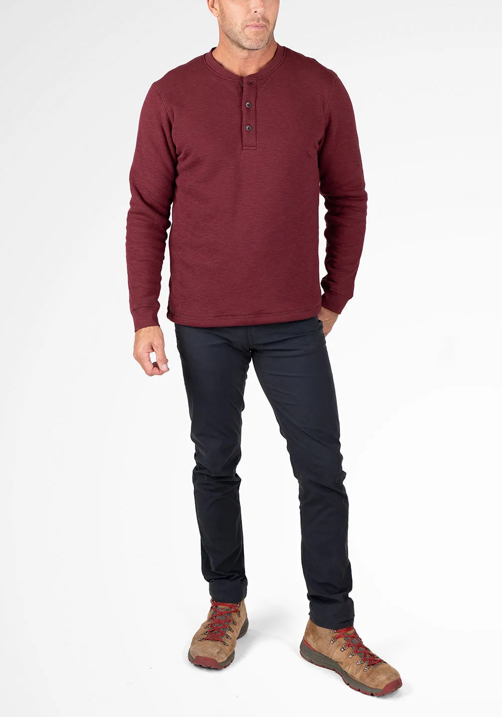 Airotec® Waffle Henley with Sherpa Lining