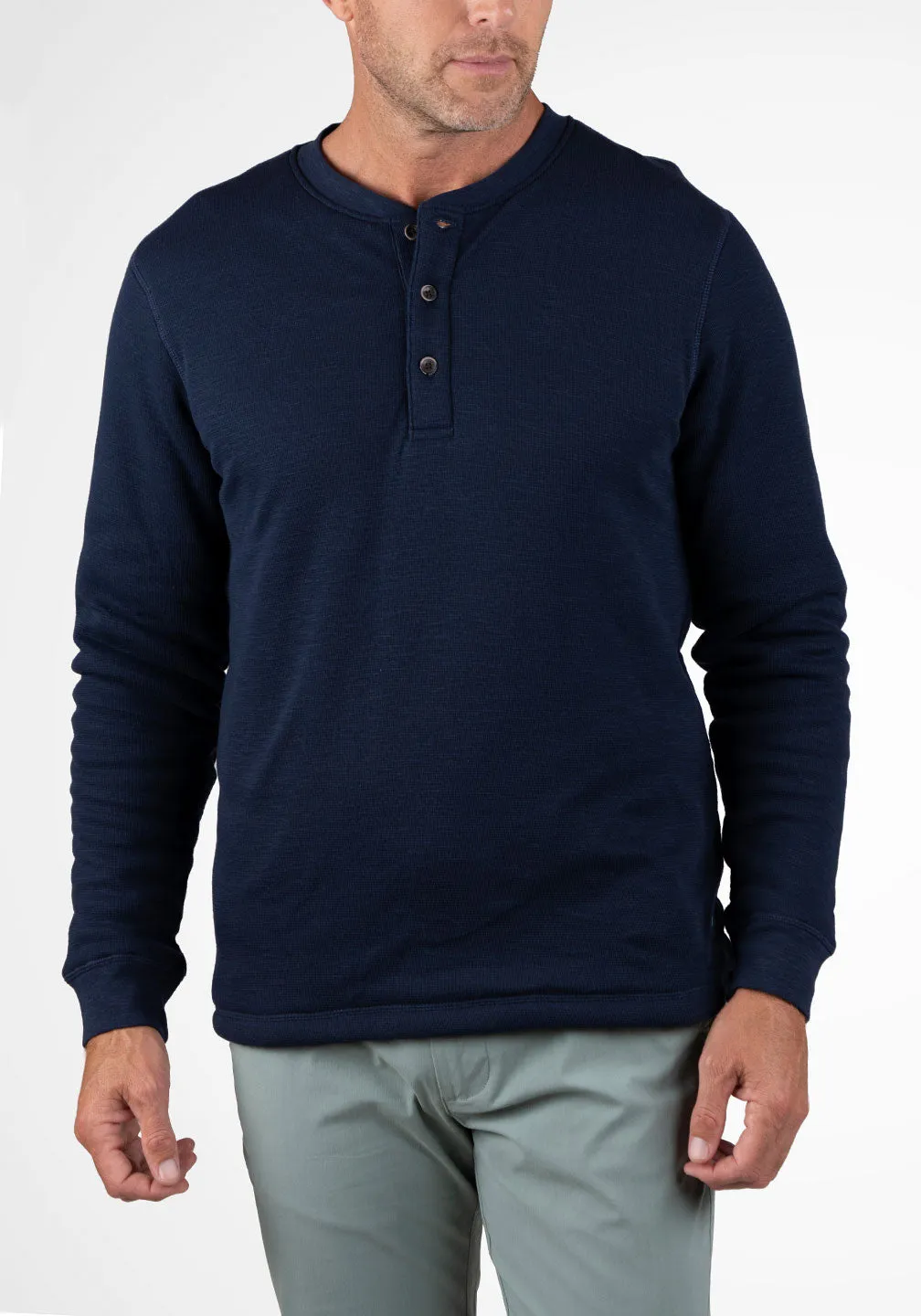 Airotec® Waffle Henley with Sherpa Lining