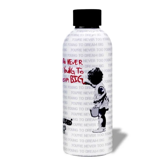 Banksy's Graffiti Dual Water Bottle - Dream Big