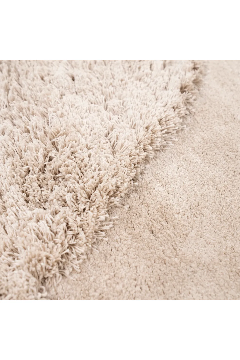 Beige Tufted Organic Rug | By-Boo Beach