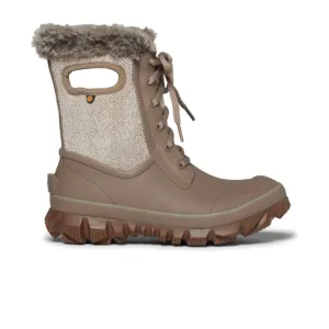 Bogs Arcata Cozy Chevron Winter Boot (Women) - Taupe