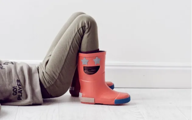 Boxbo Orange Smile Rainboot