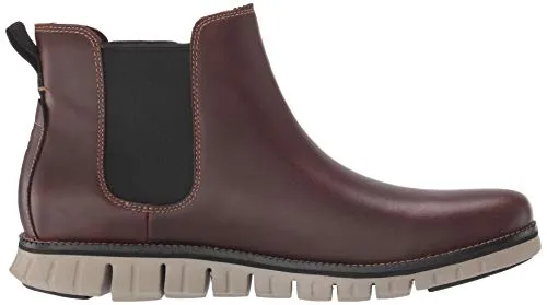 Cole Haan Men's Zerogrand Chelsea Waterproof Boot, Wp Bourbon Leather, 9 M US