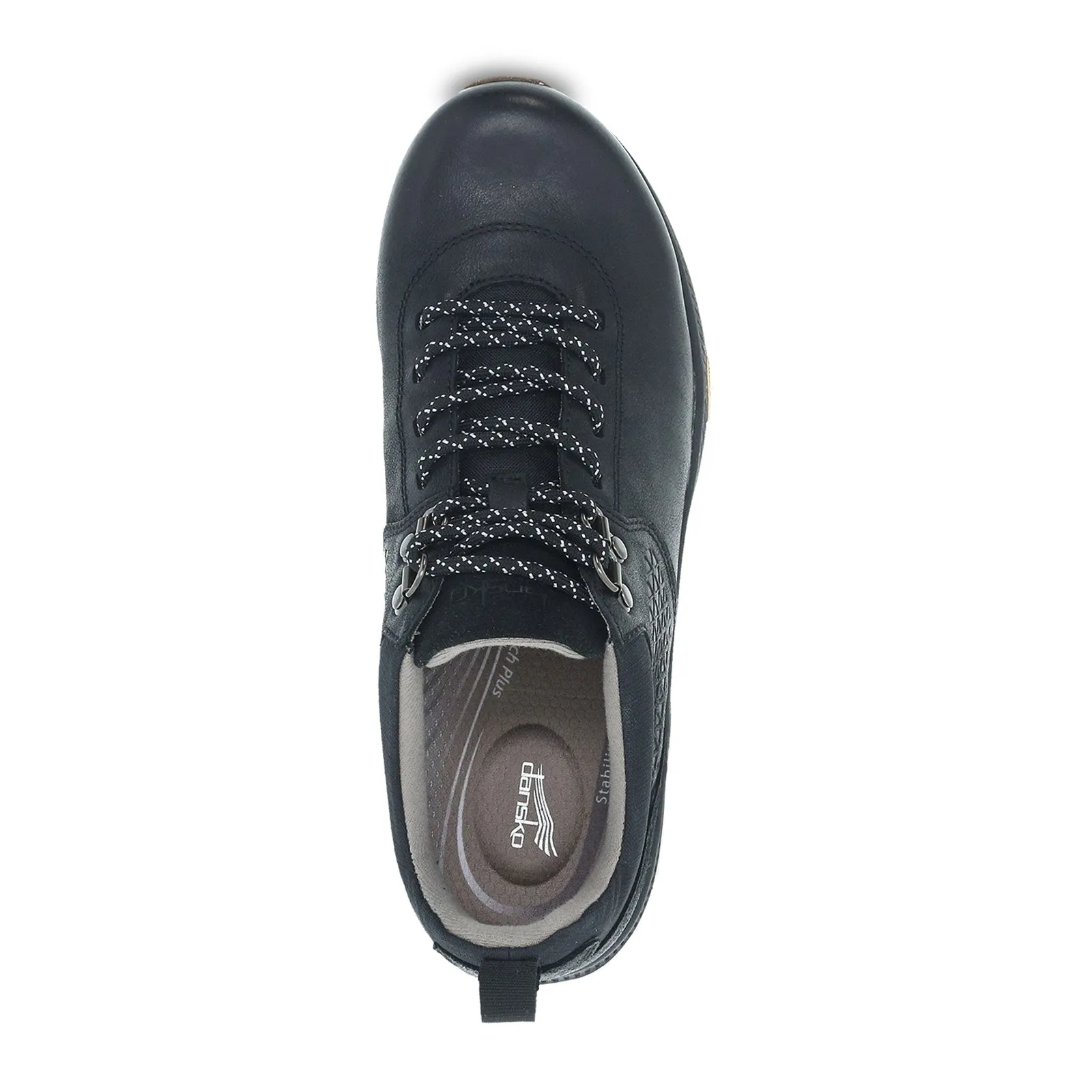 Dansko Mary Waterproof Walking Shoe (Women) - Black Burnished