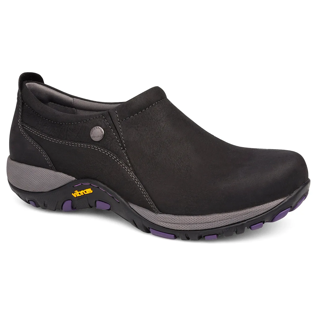 Dansko Patti Silp On - Black Milled Nubuck