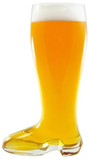 Das Boot! Glass Oktoberfest 1 Liter Beer Boot