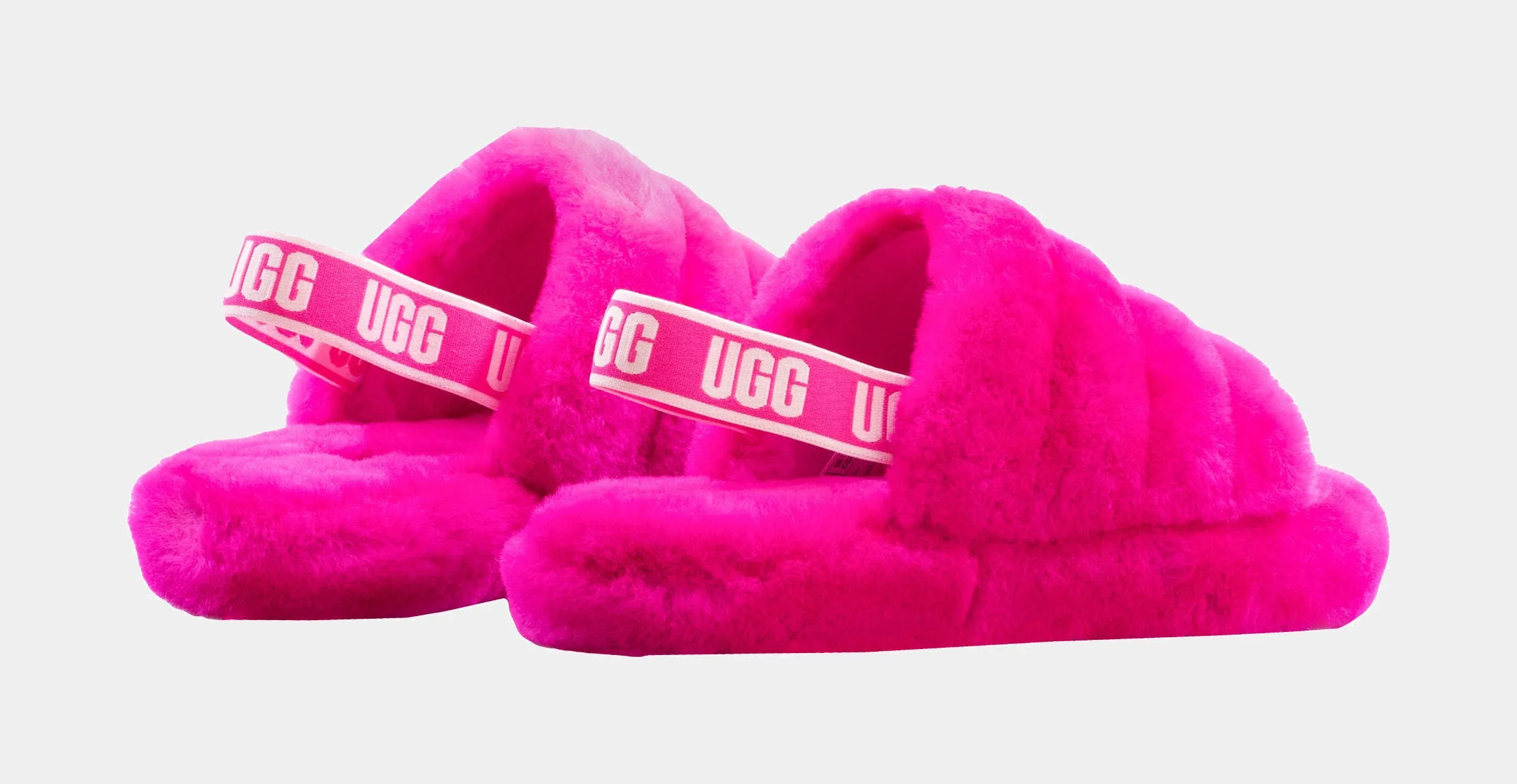 Fluff Yeah Grade School Sandal (Pink/Rock Rose)