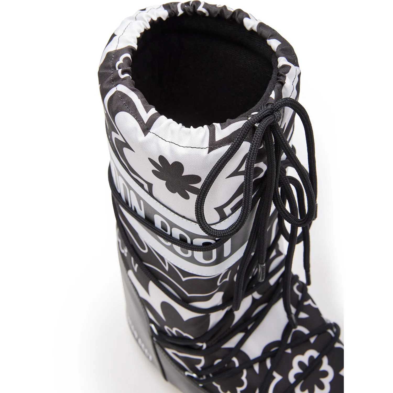 ICON Flower Boots - Black/White