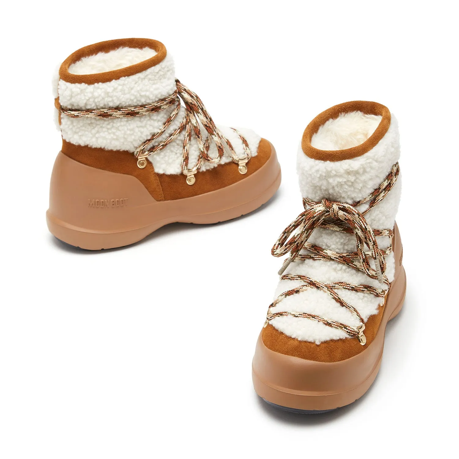 LUNA Shearling Boots - Whiskey