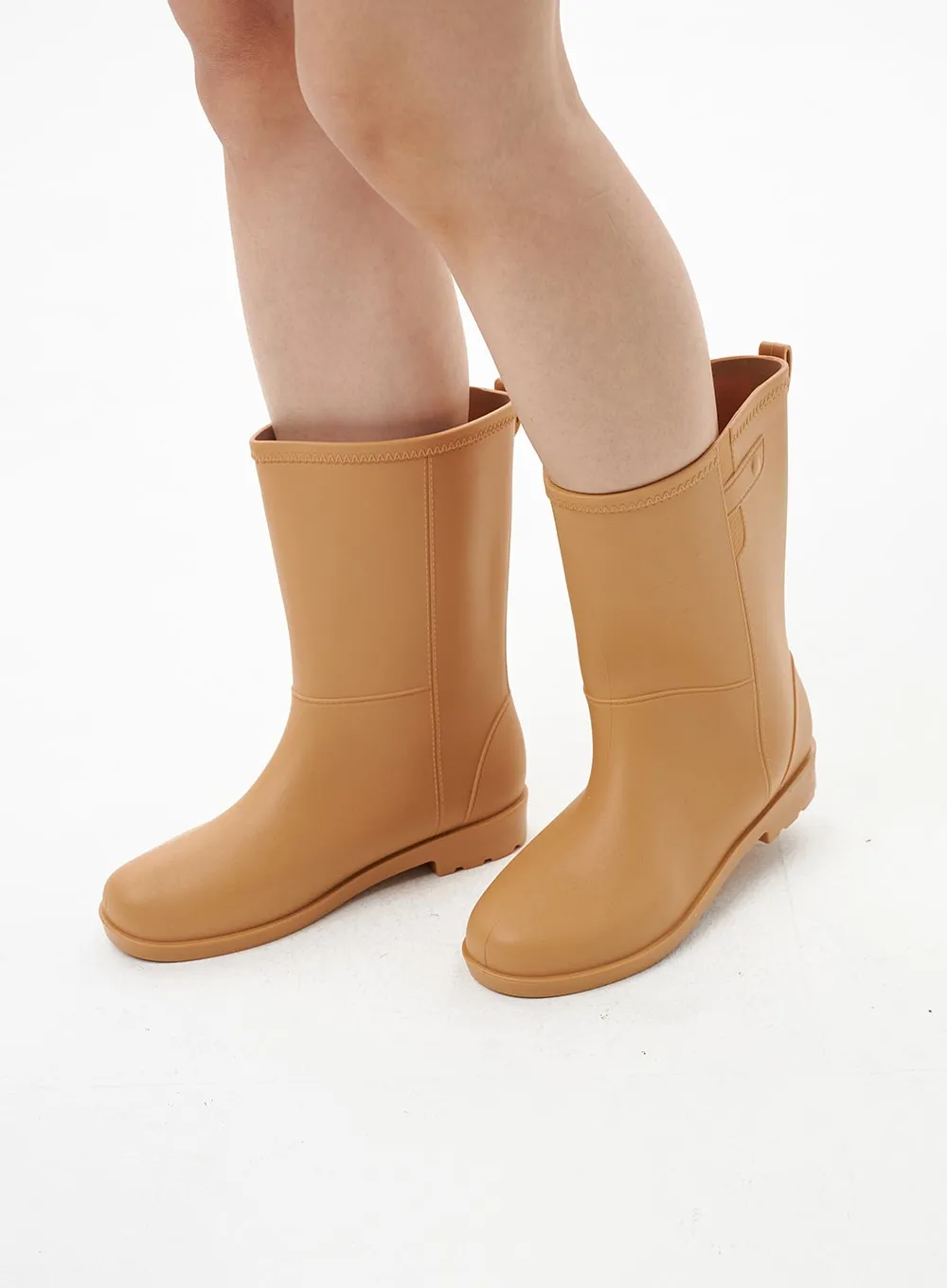 Mid-Calf Rain Boots OU314