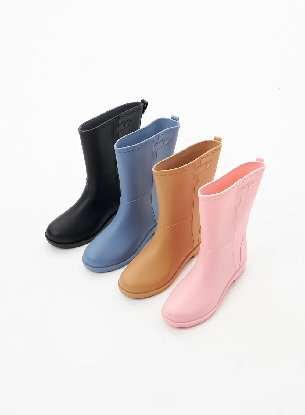 Mid-Calf Rain Boots OU314