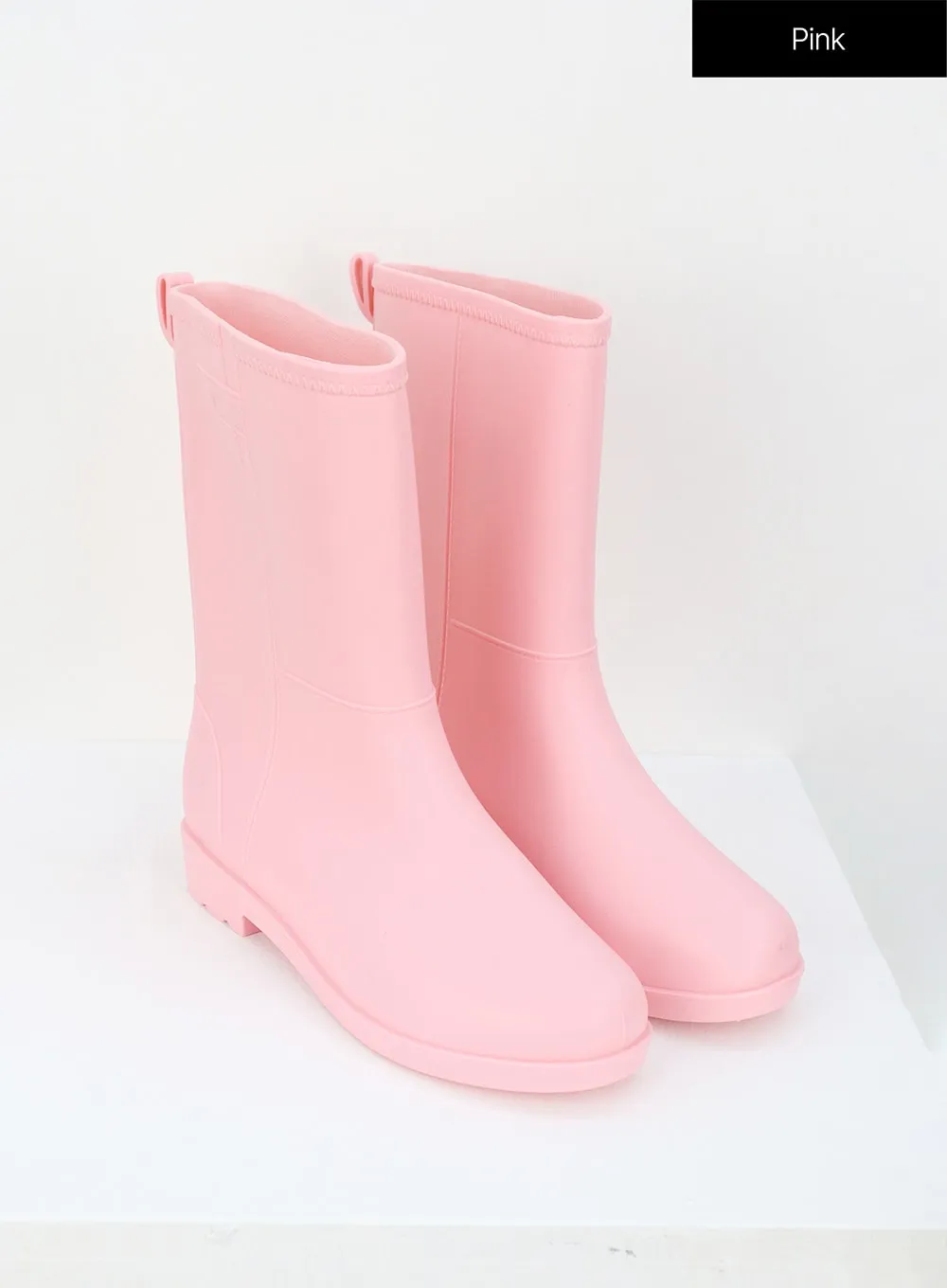 Mid-Calf Rain Boots OU314