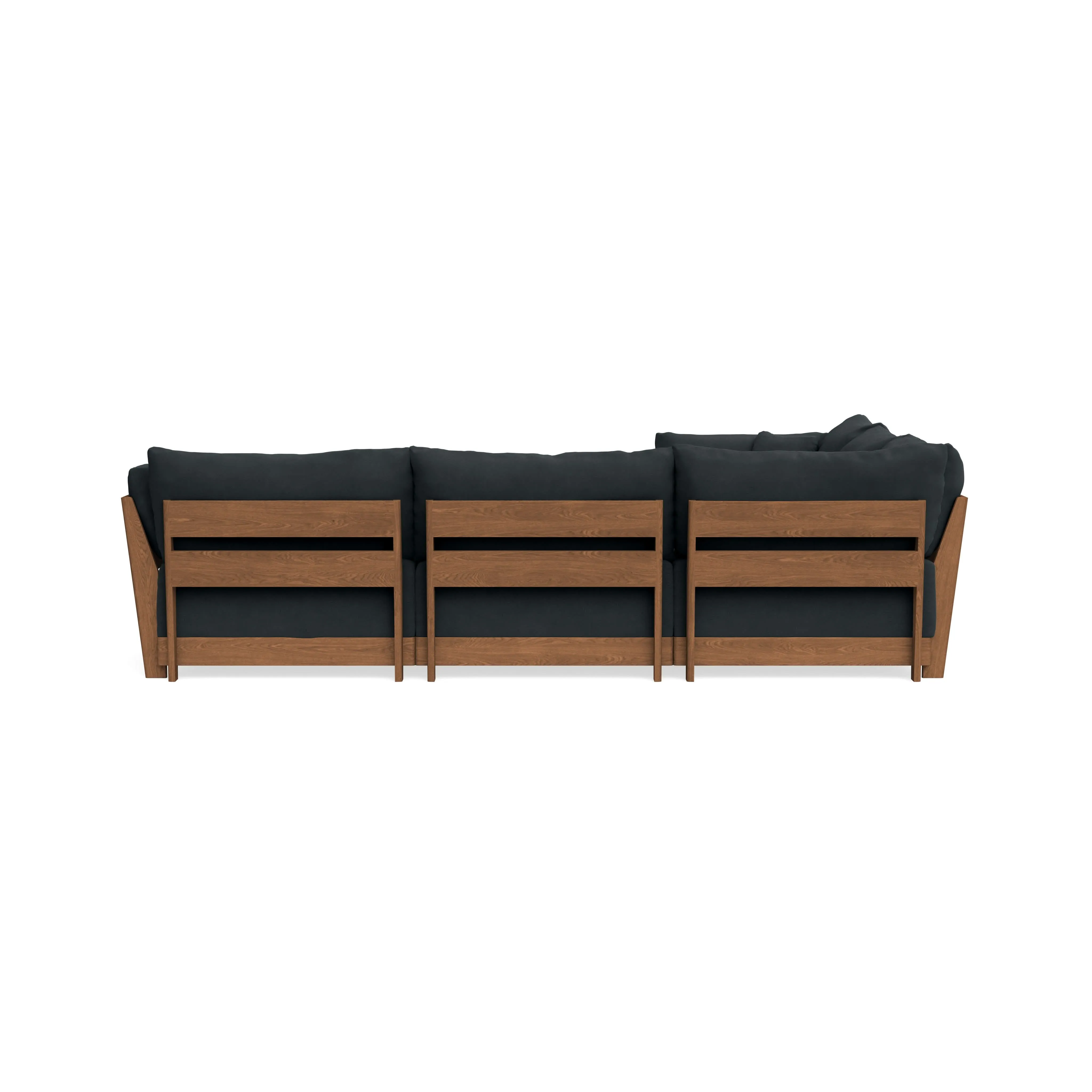 Modular Bondi Espresso 5-Seater Corner Sectional in Obsidian | Classic Blend