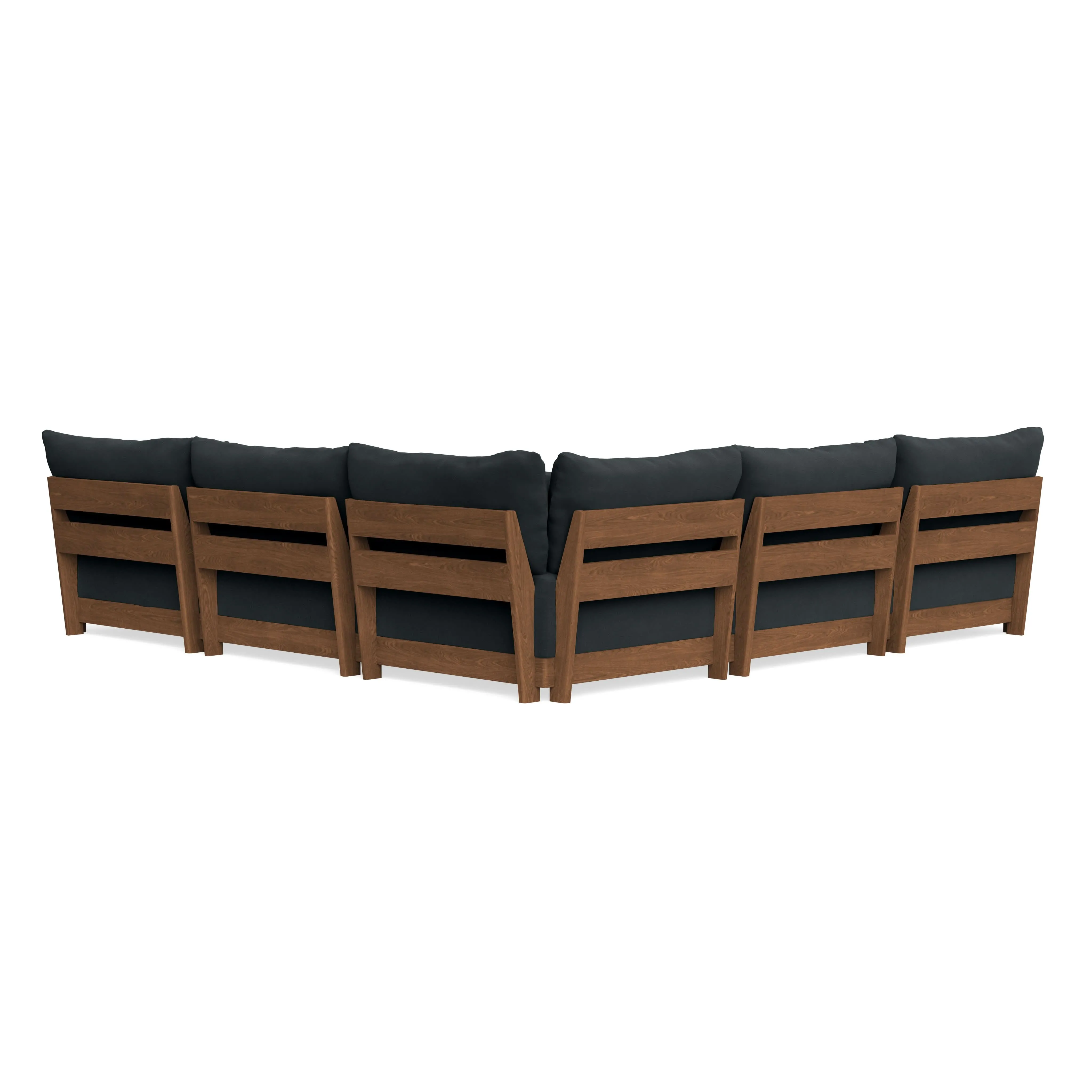 Modular Bondi Espresso 5-Seater Corner Sectional in Obsidian | Classic Blend