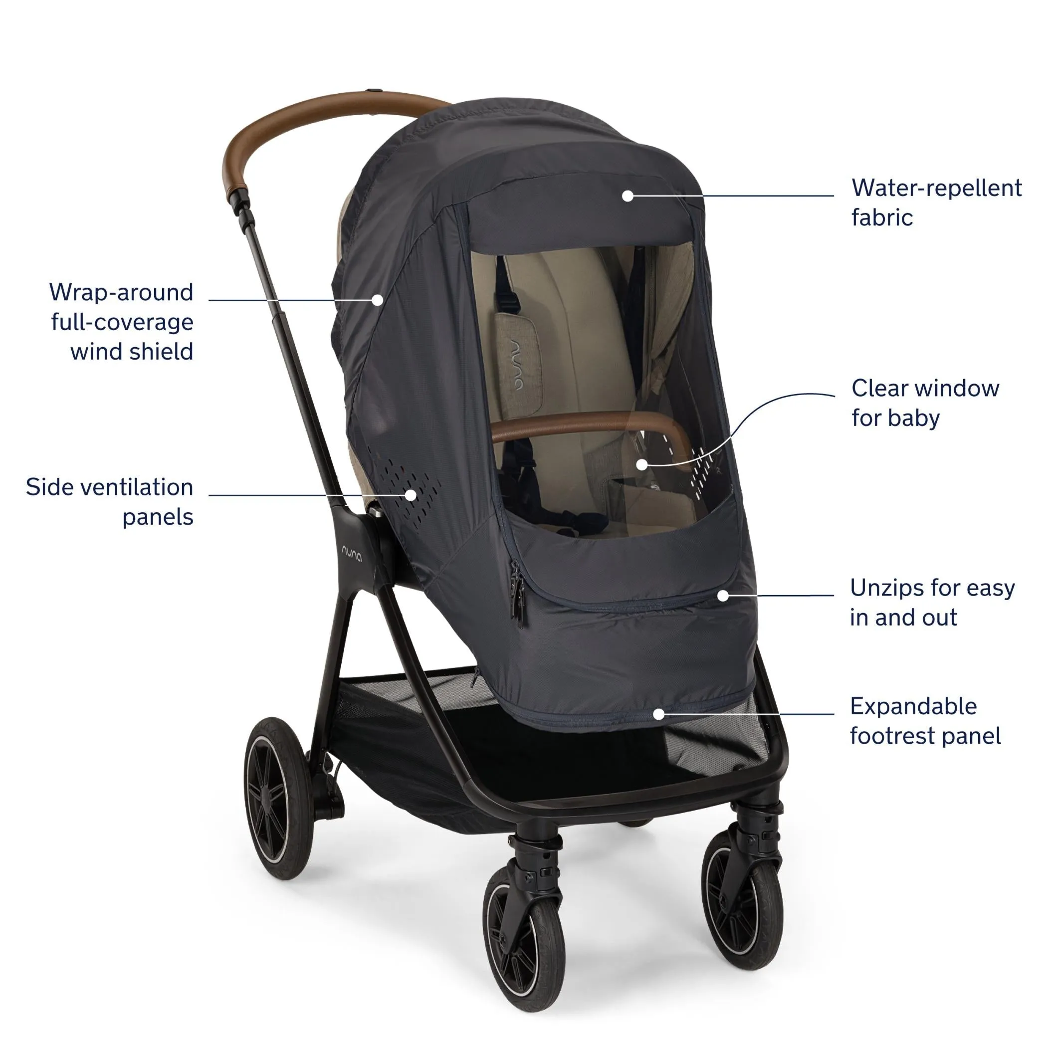 Nuna - Stroller Wind Cover - Universal