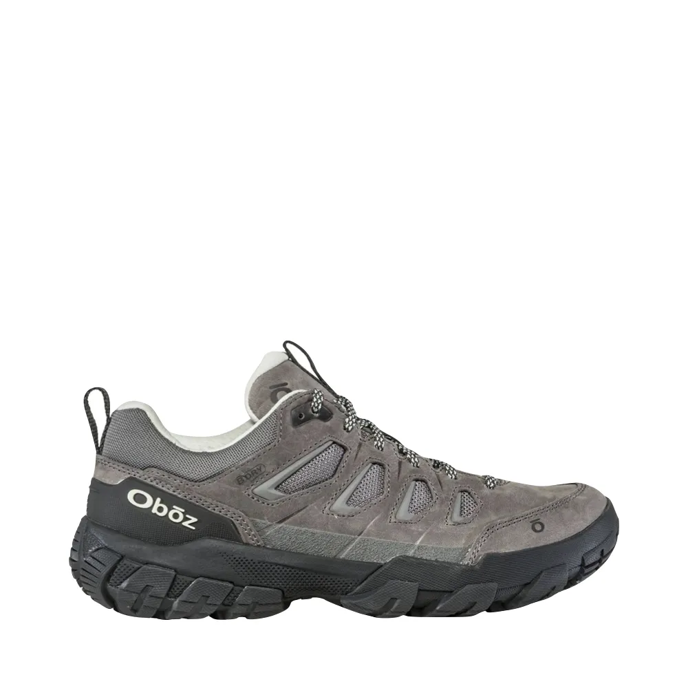 Oboz Women's Sawtooth X Low Waterproof Hiker in Hazy Gray