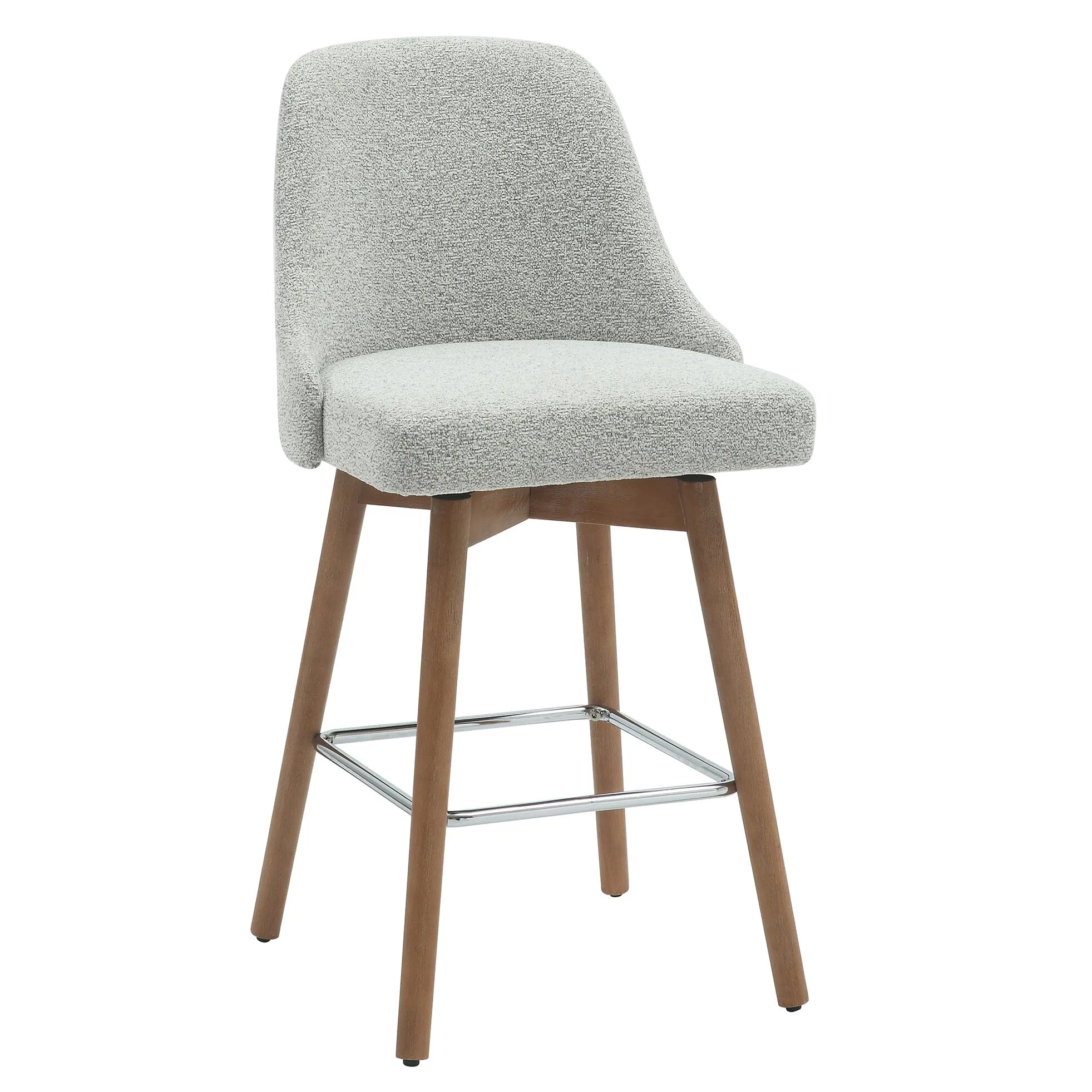 PLUSH KITCHEN HEIGHT BARSTOOL