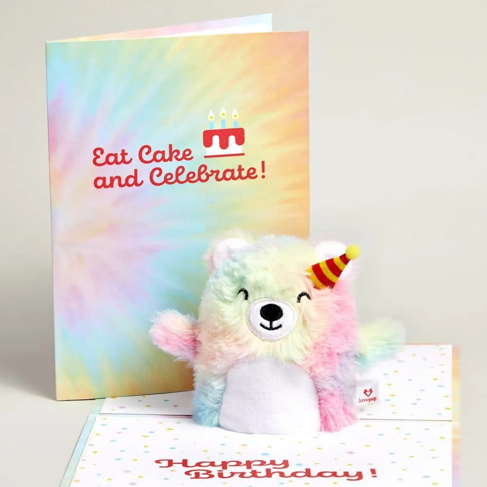 Pop Up Greeting Card Plushpop Soft Animal