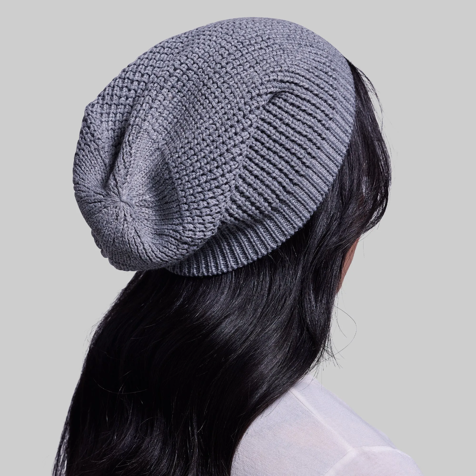 Primitive Waffle Knit Beanie (Grey)