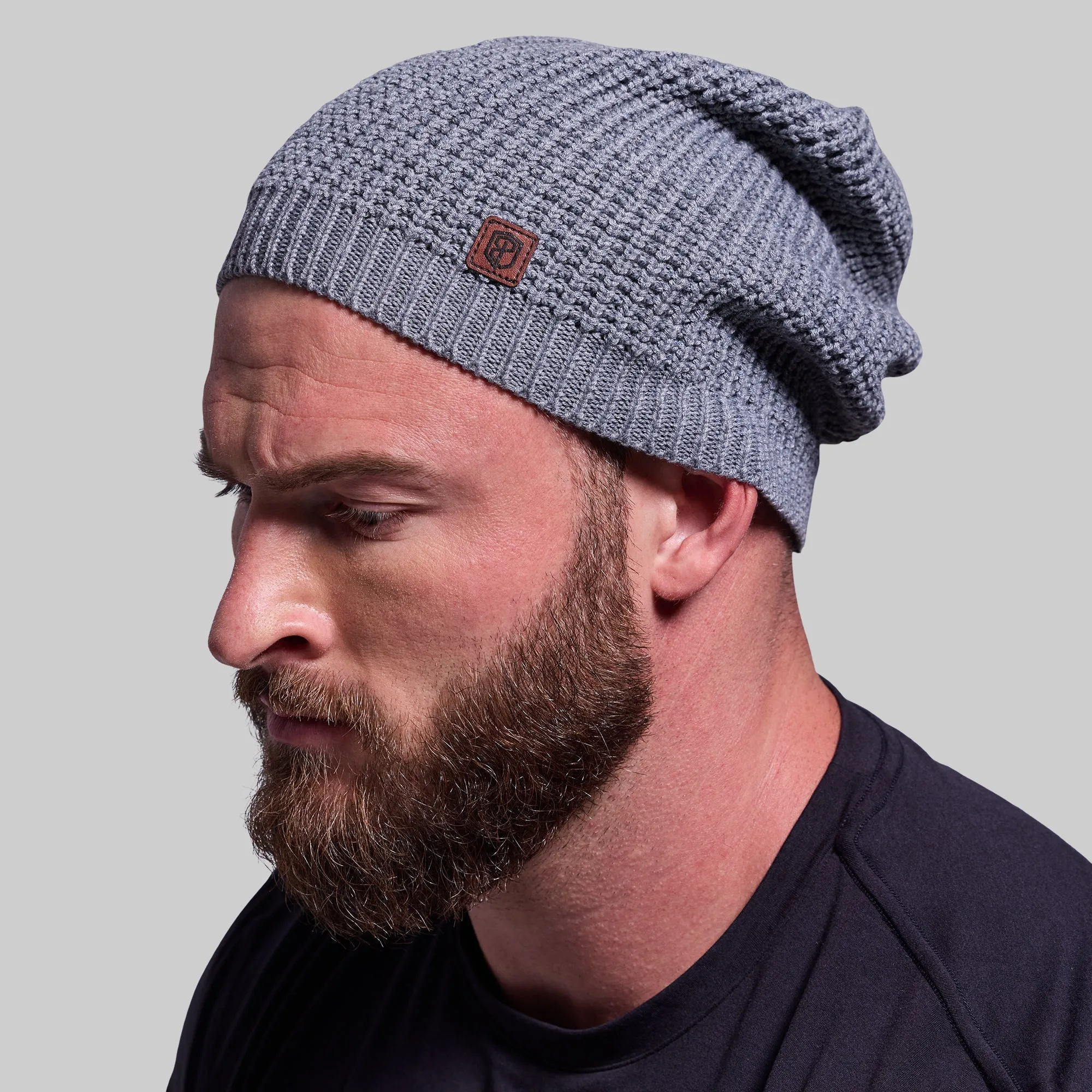 Primitive Waffle Knit Beanie (Grey)