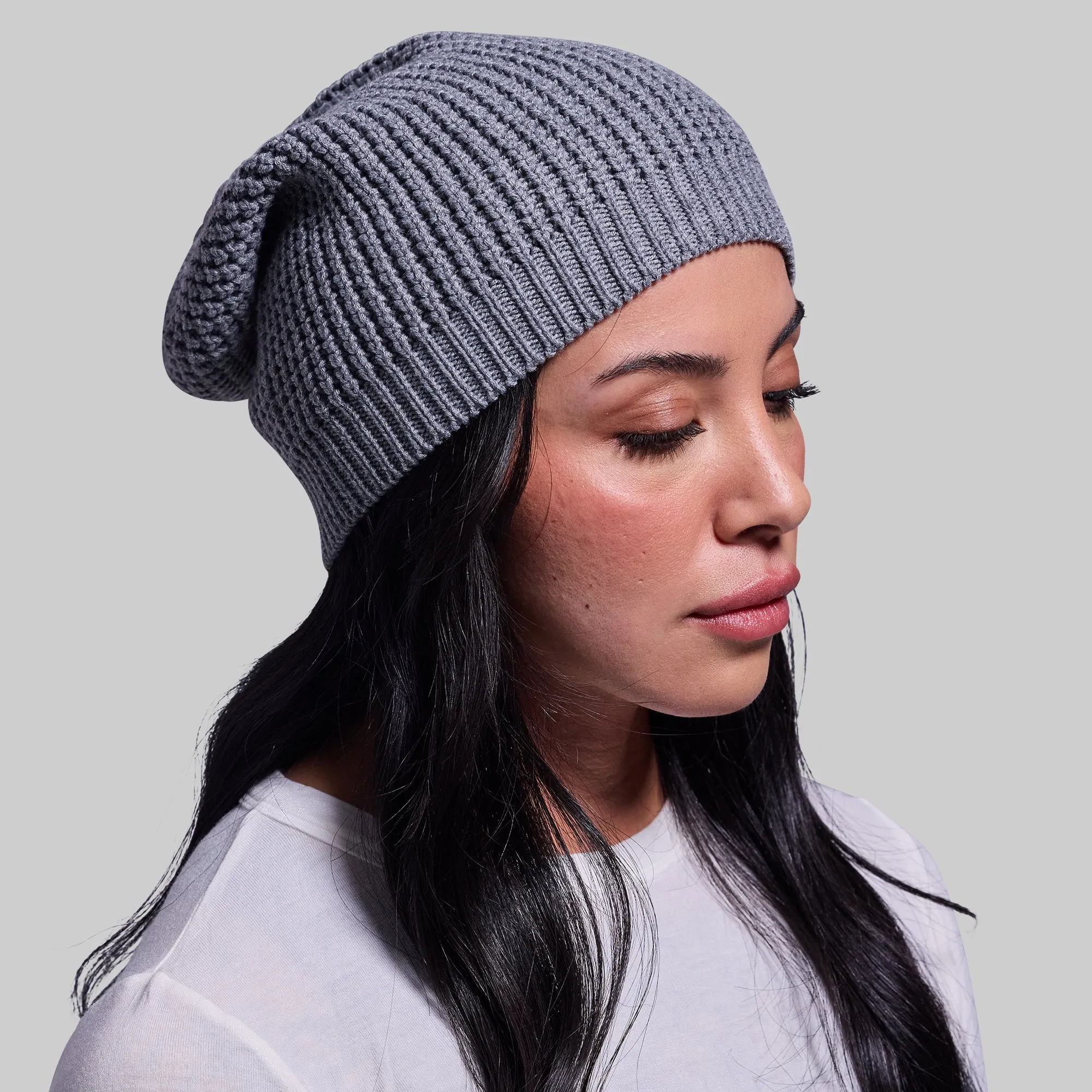 Primitive Waffle Knit Beanie (Grey)