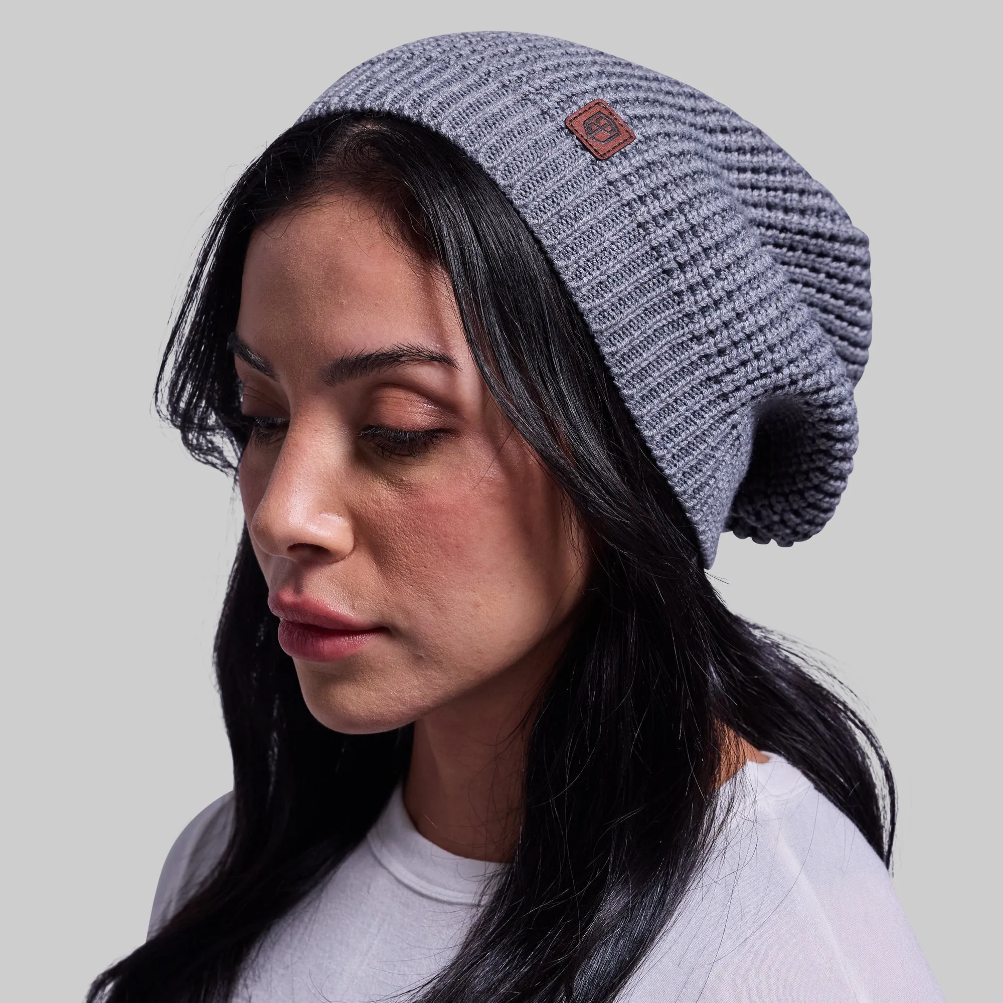 Primitive Waffle Knit Beanie (Grey)