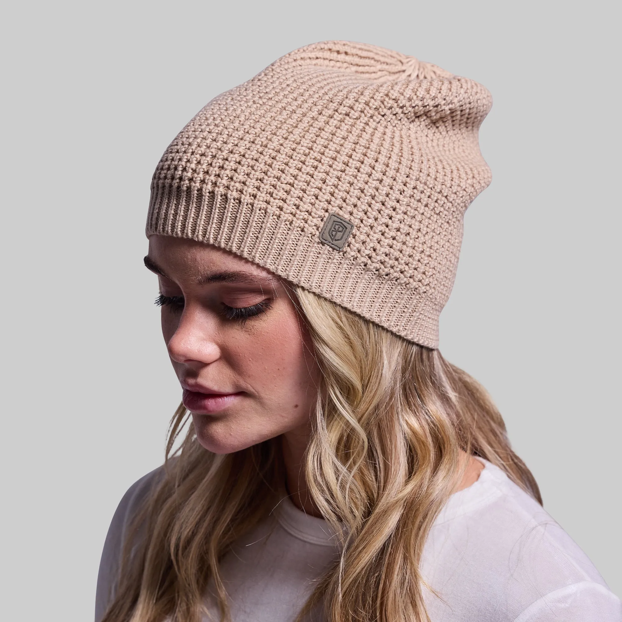 Primitive Waffle Knit Beanie (Wheat)