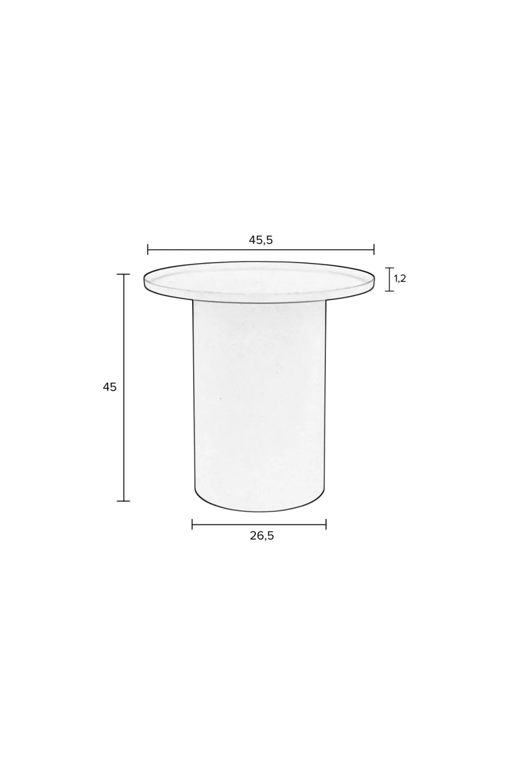 Round Side Table | DF Sverre