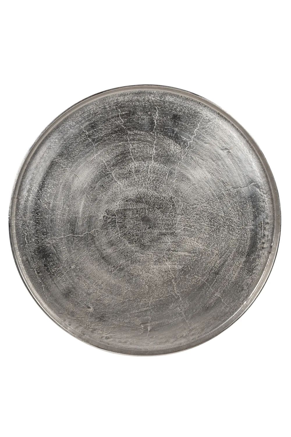 Round Silver Tray Coffee Table | OROA Lyam