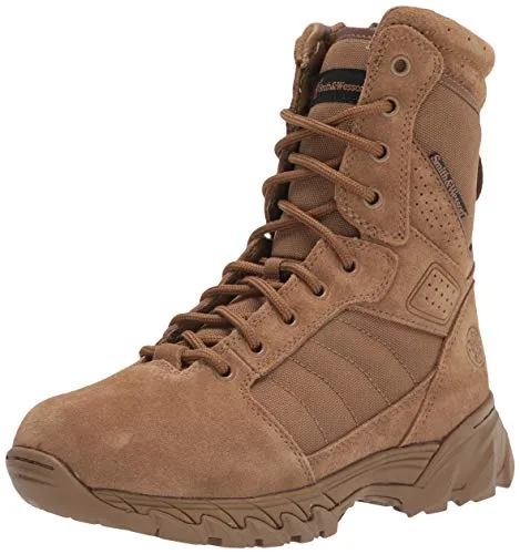 Smith & Wesson Footwear Men's Breach 2.0 Tactical Size Zip Boots, Coyote, 11W