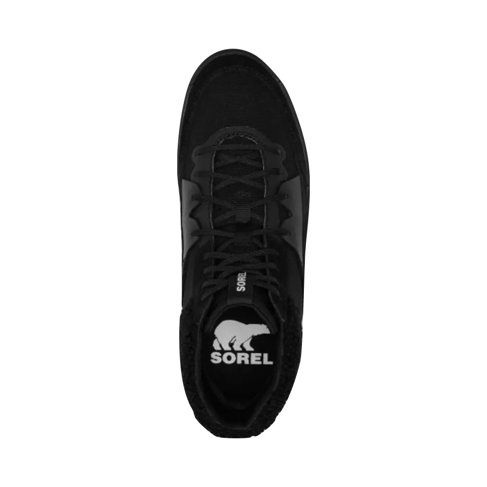 Sorel Women's ONA 503 Mid Cozy Waterproof Sneaker Boot in Black/Black