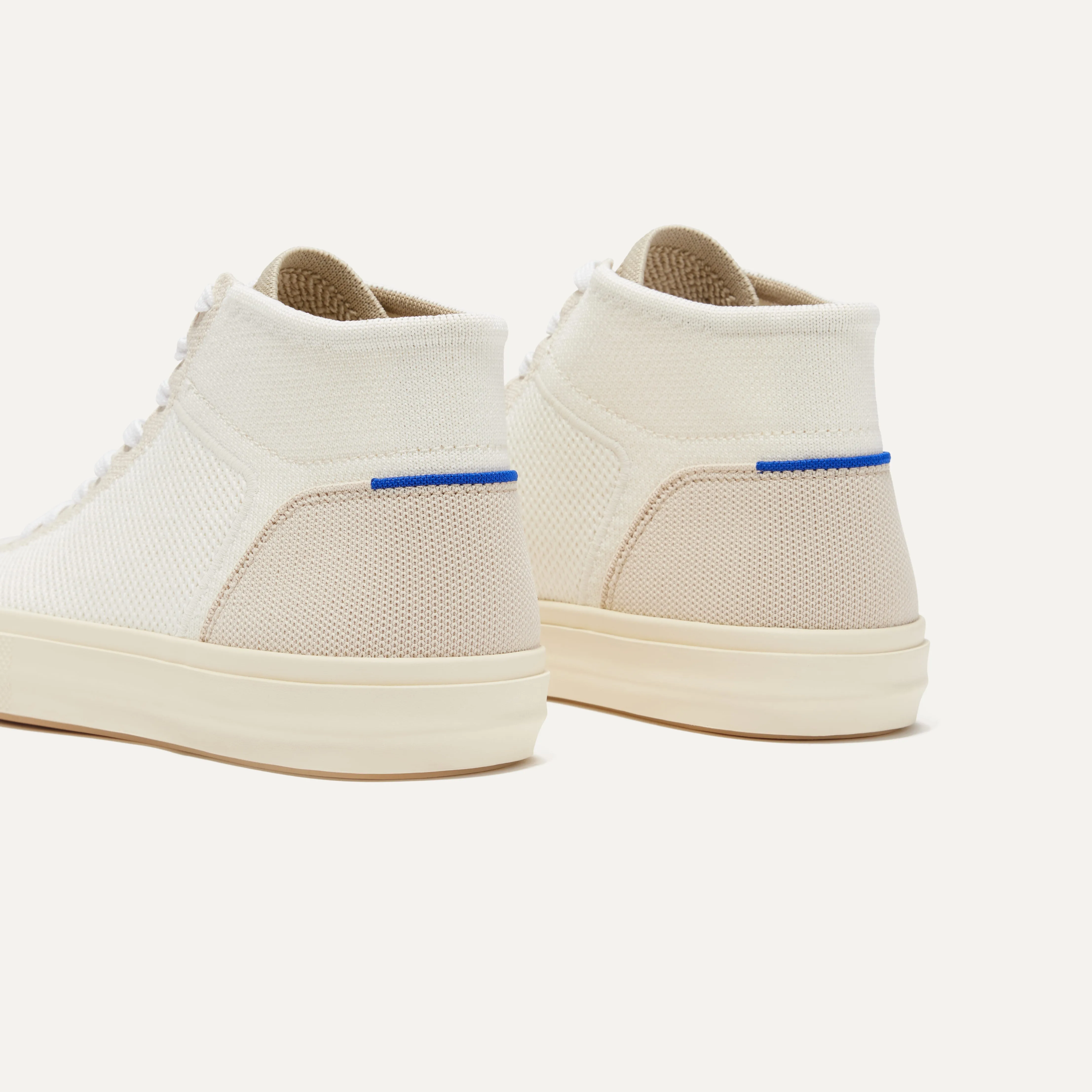 The Men's High Top Sneaker - Sand Dune