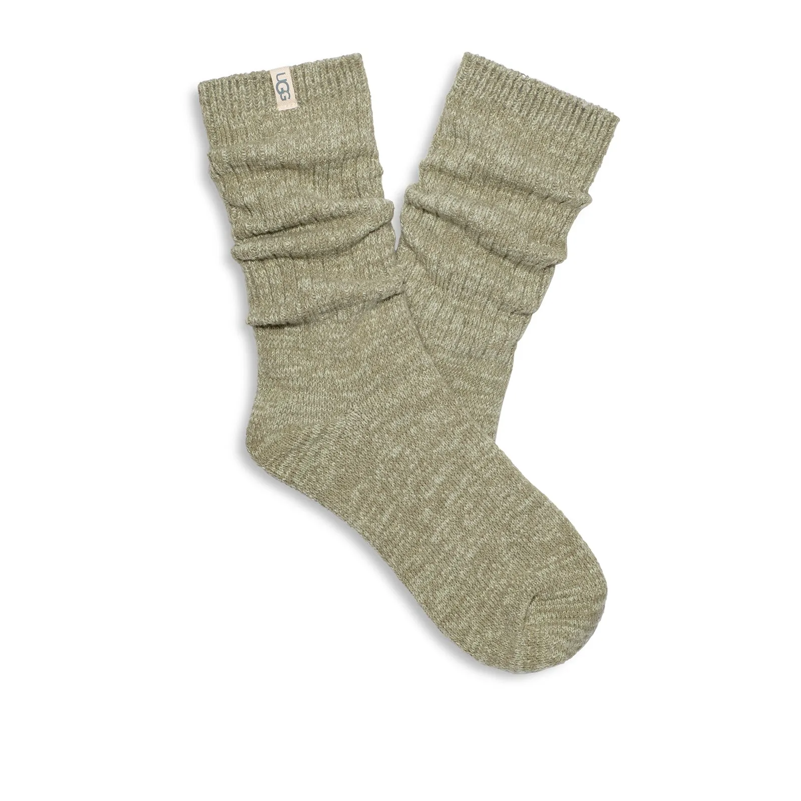 UGG® Rib Knit Slouchy Crew Sock (Women)