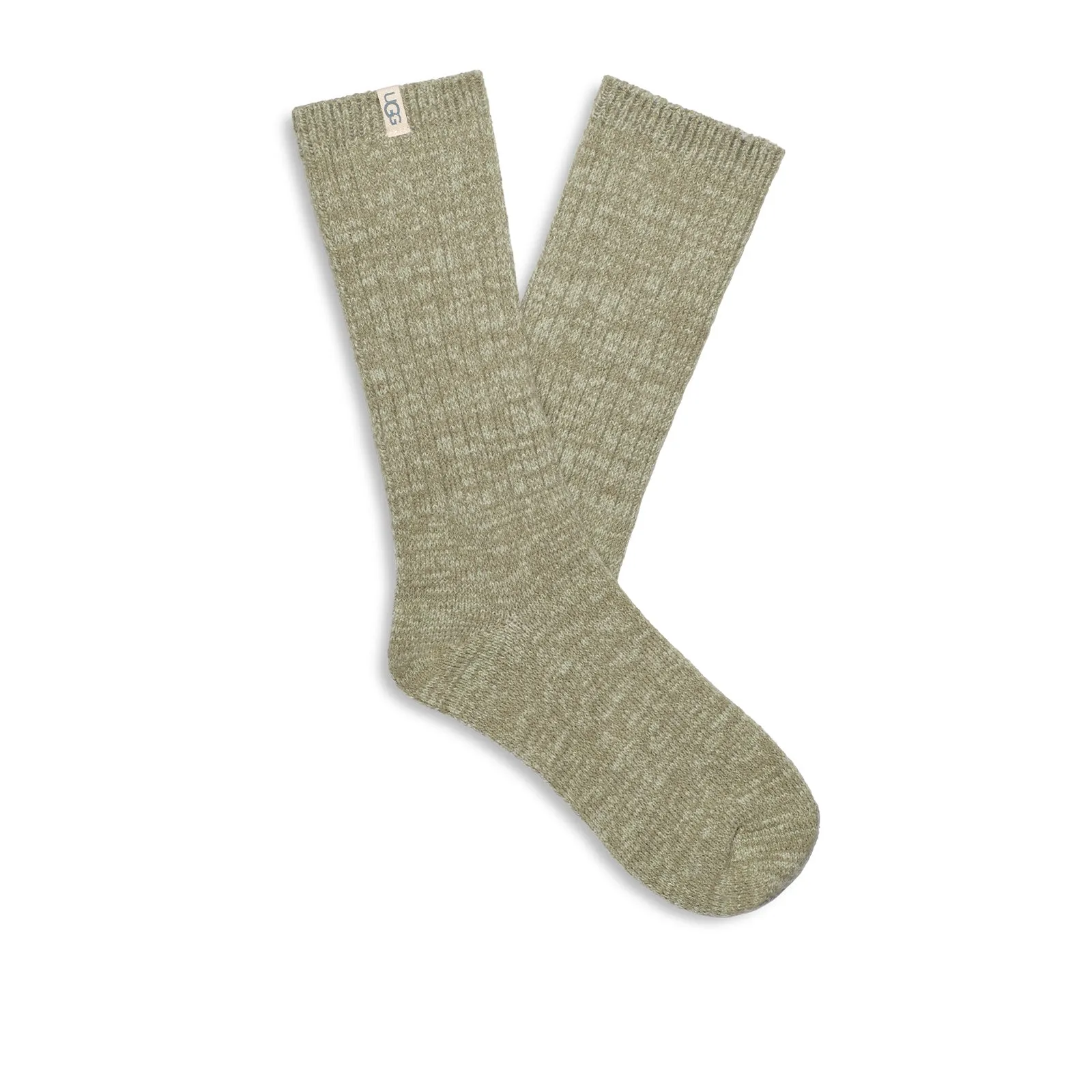 UGG® Rib Knit Slouchy Crew Sock (Women)